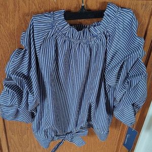 Habitual Kid New Girl's Top with Strips